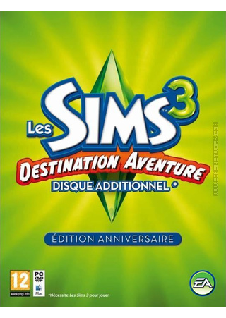 The Sims 3: World Adventures Commemorative Edition packshot box art