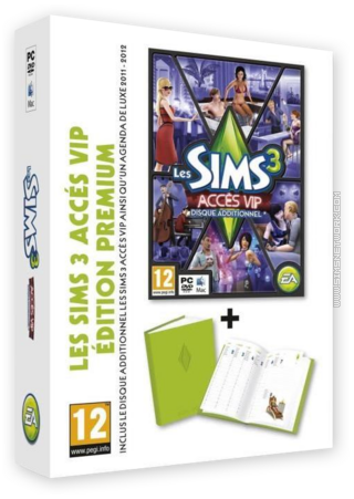 Les Sims 3: Accès VIP + Agenda Deluxe (Edition Premium) packshot box art