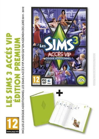 Les Sims 3: Accès VIP + Agenda Deluxe (Edition Premium) packshot box art