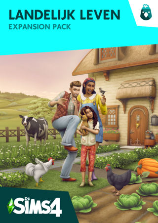 De Sims 4: Landelijk Leven packshot cover box art