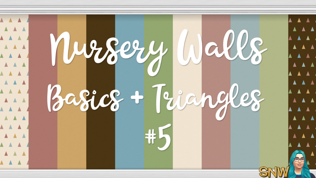 Nursery Walls Set #5 - Basics + Triangles