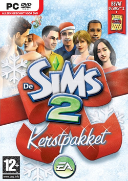 De Sims 2: Kerstpakket (2006) box art packshot