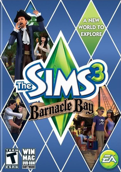 The Sims 3: Barnacle Bay box art packshot