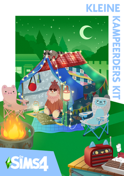 De Sims 4: Kleine Kampeerders Kit packshot cover box art