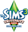 The Sims 3: University Life logo