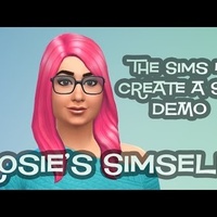 The Sims 4 CAS Demo - Rosie's Simself!