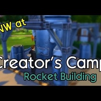 SNW at Creator's Camp: Rocket Building in The Sims 4