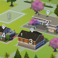 The Sims 4: Magnolia Promenade world neighbourhood