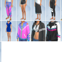 The Sims 4: Throwback Fit Kit - CAS items