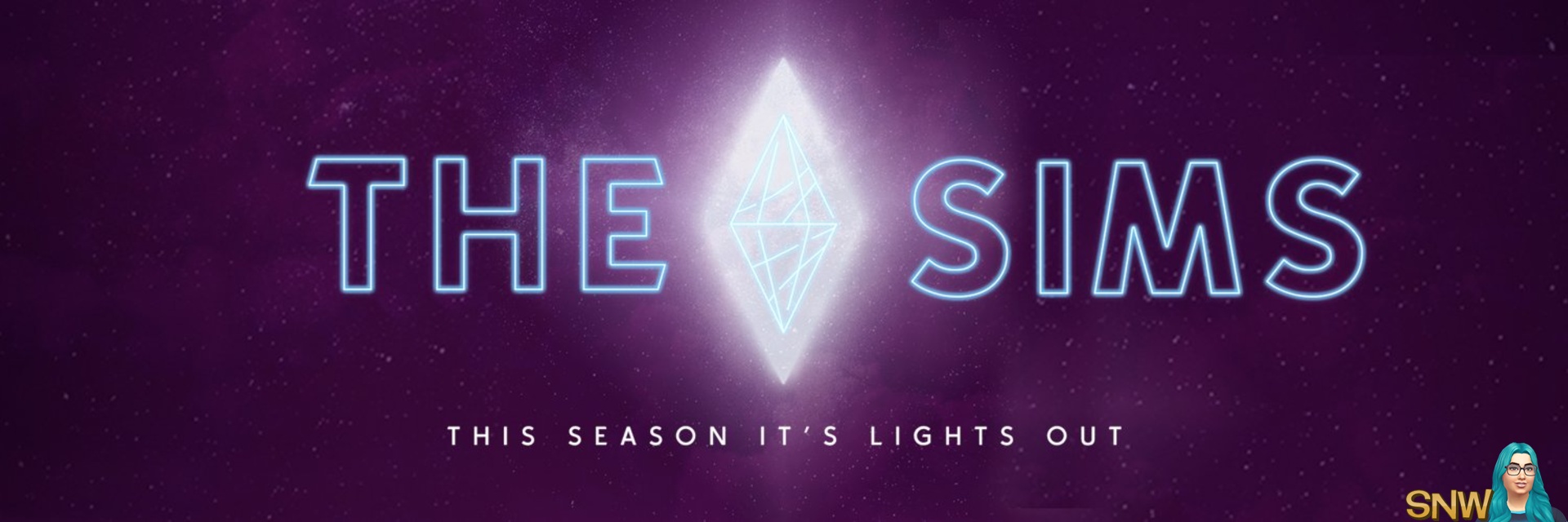 The Sims teaser "THIS SEASON IT'S LIGHTS OUT"