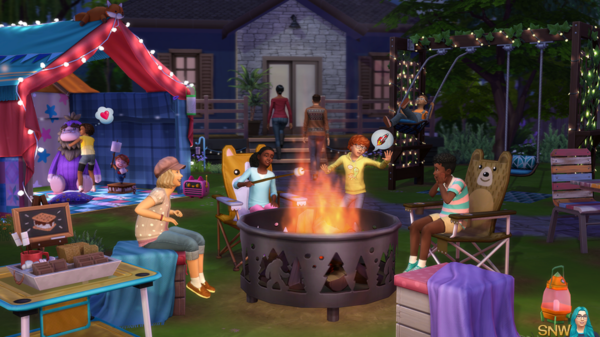 The Sims 4: Little Campers Kit Screenshots
