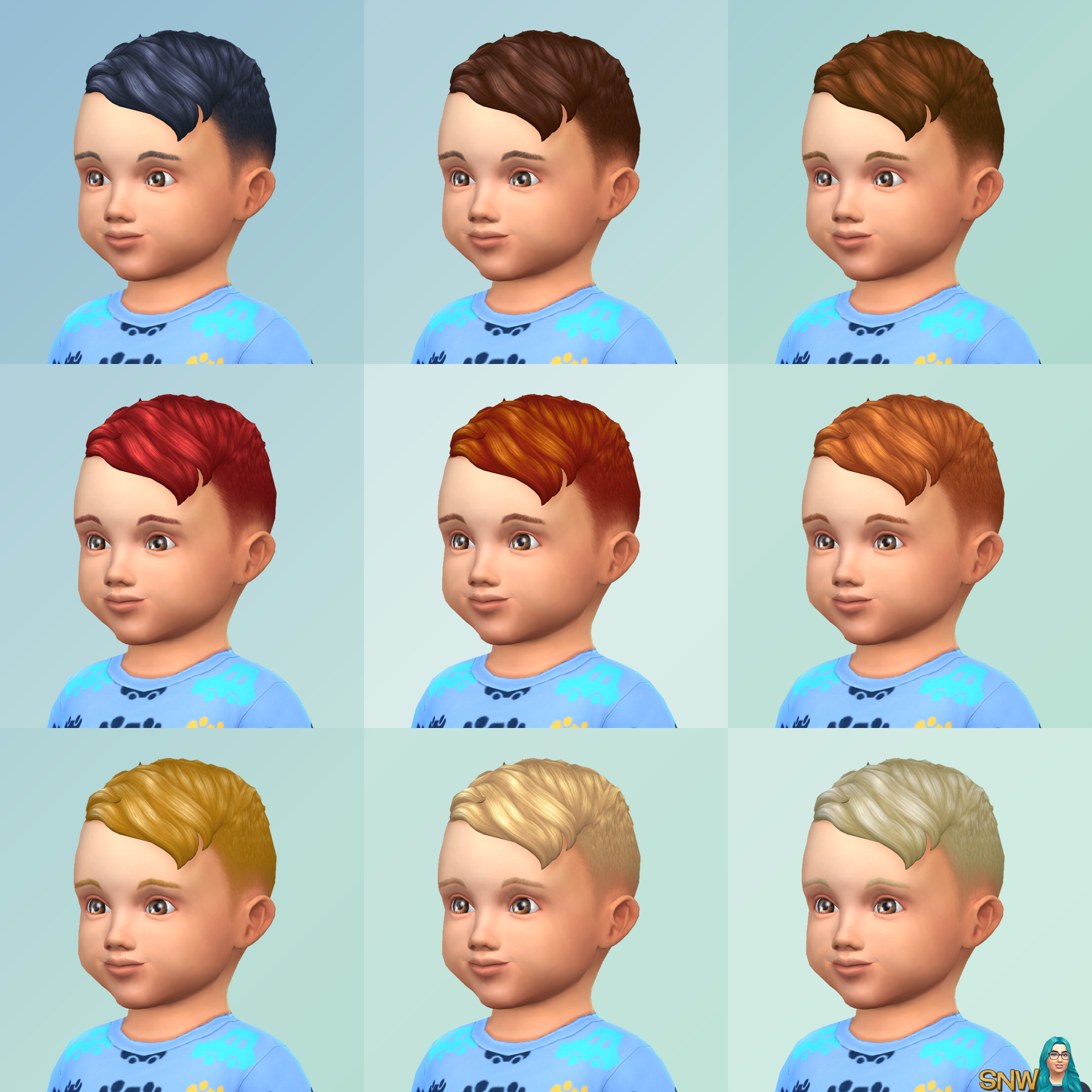 Wings Os1113 Hair For Kids And Toddlers At Simiracle Sims 4 Updates B7f
