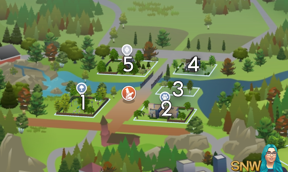 The Sims 4: Brindleton Bay world neighbourhood #1