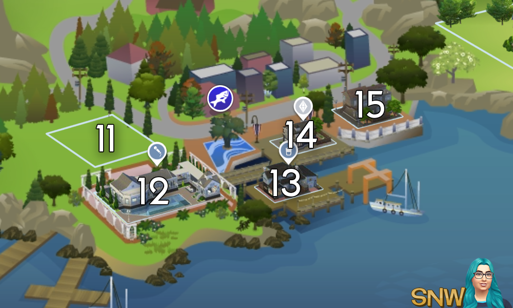 The Sims 4: Brindleton Bay world neighbourhood #3